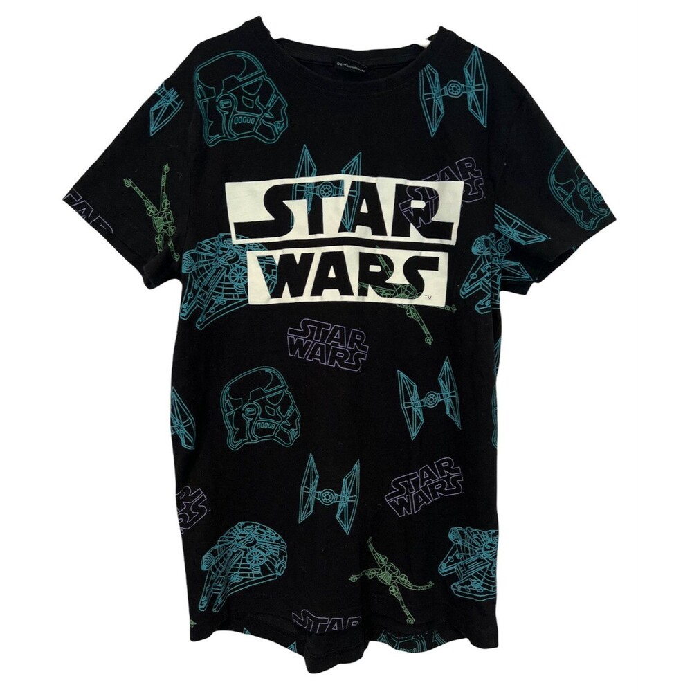 Star Wars Boys Neon Graphic T Shirt - Size 11 Years